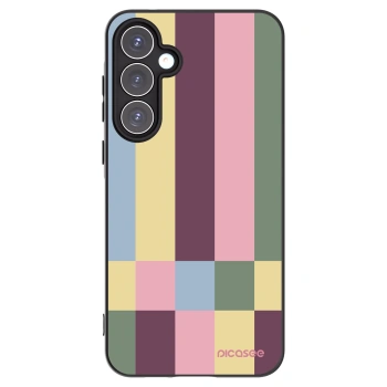 Picasee silikonový černý obal pro Samsung Galaxy A55 5G A556B - Lobby tiles