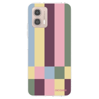 Picasee silikonový průhledný obal pro Motorola Moto G53 5G - Lobby tiles