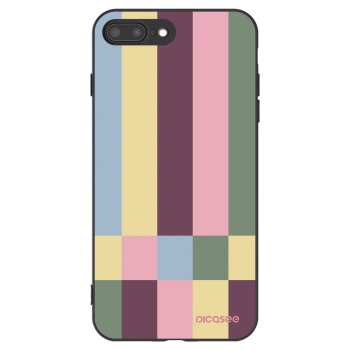 Picasee silikonový černý obal pro Apple iPhone 8 Plus - Lobby tiles