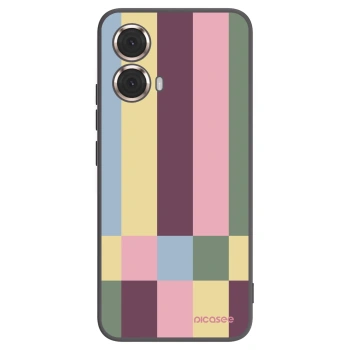 Picasee silikonový černý obal pro Motorola Moto G85 - Lobby tiles