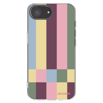 Picasee silikonový průhledný obal pro Apple iPhone 16e - Lobby tiles