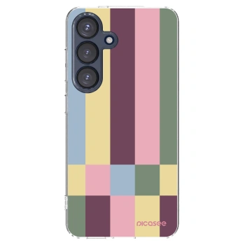 Picasee silikonový průhledný obal pro Samsung Galaxy S25 5G - Lobby tiles