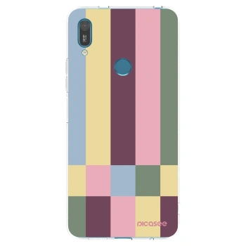 Picasee silikonový průhledný obal pro Huawei Y7 2019 - Lobby tiles