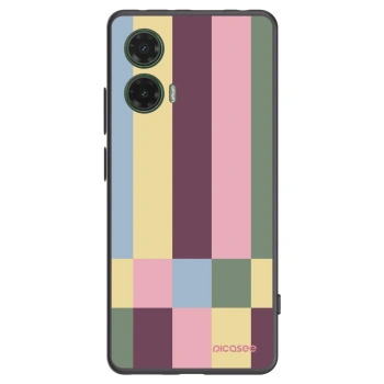 Picasee silikonový černý obal pro Motorola Moto G35 5G - Lobby tiles