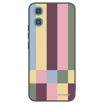 Picasee silikonový černý obal pro Motorola Moto G34 5G - Lobby tiles