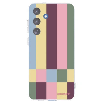 Picasee silikonový průhledný obal pro Samsung Galaxy S25 FE 5G - Lobby tiles