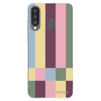 Picasee silikonový průhledný obal pro Huawei P30 Lite - Lobby tiles