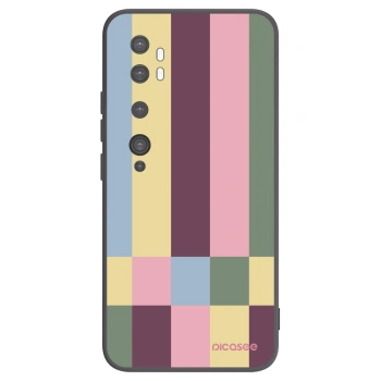 Picasee silikonový černý obal pro Xiaomi Mi Note 10 (Pro) - Lobby tiles