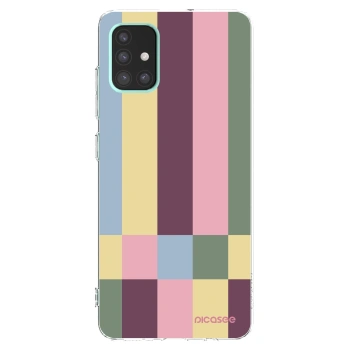 Picasee silikonový průhledný obal pro Samsung Galaxy A51 A515F - Lobby tiles
