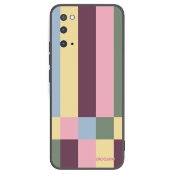 Picasee silikonový černý obal pro Samsung Galaxy S20 G980F - Lobby tiles