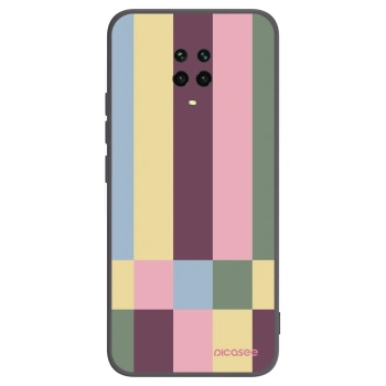 Picasee silikonový černý obal pro Xiaomi Redmi Note 9 Pro - Lobby tiles