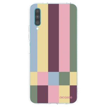Picasee silikonový průhledný obal pro Samsung Galaxy A30s A307F - Lobby tiles