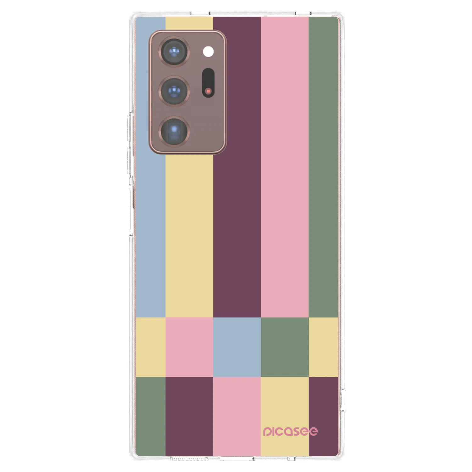 Picasee silikonový průhledný obal pro Samsung Galaxy Note 20 Ultra - Lobby tiles
