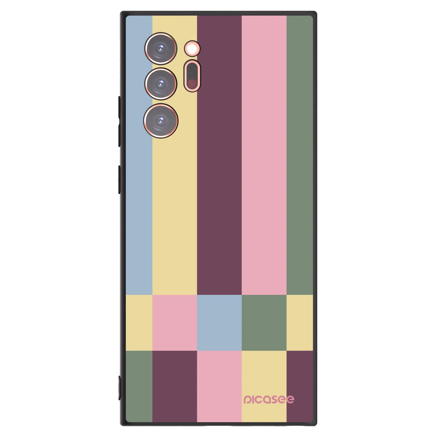 Picasee silikonový černý obal pro Samsung Galaxy Note 20 Ultra - Lobby tiles