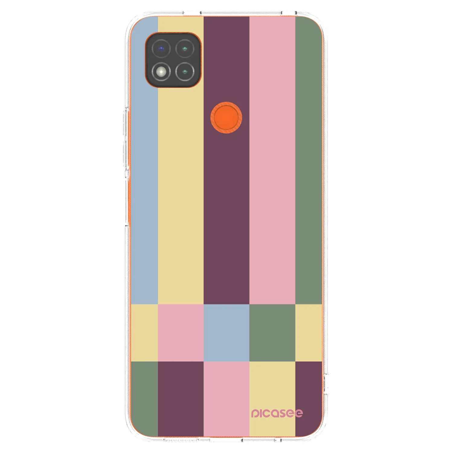 Picasee silikonový průhledný obal pro Xiaomi Redmi 9C - Lobby tiles