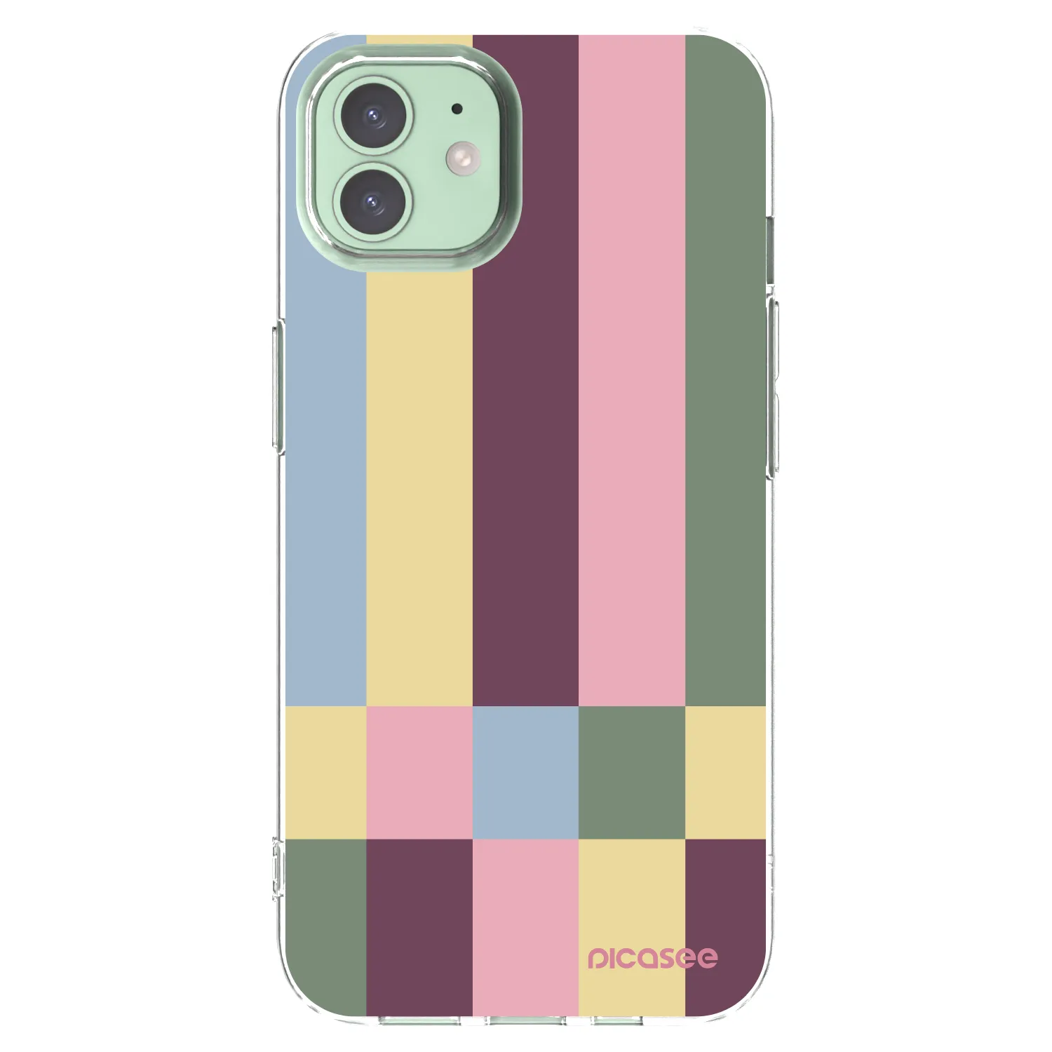 Picasee silikonový průhledný obal pro Apple iPhone 12 - Lobby tiles