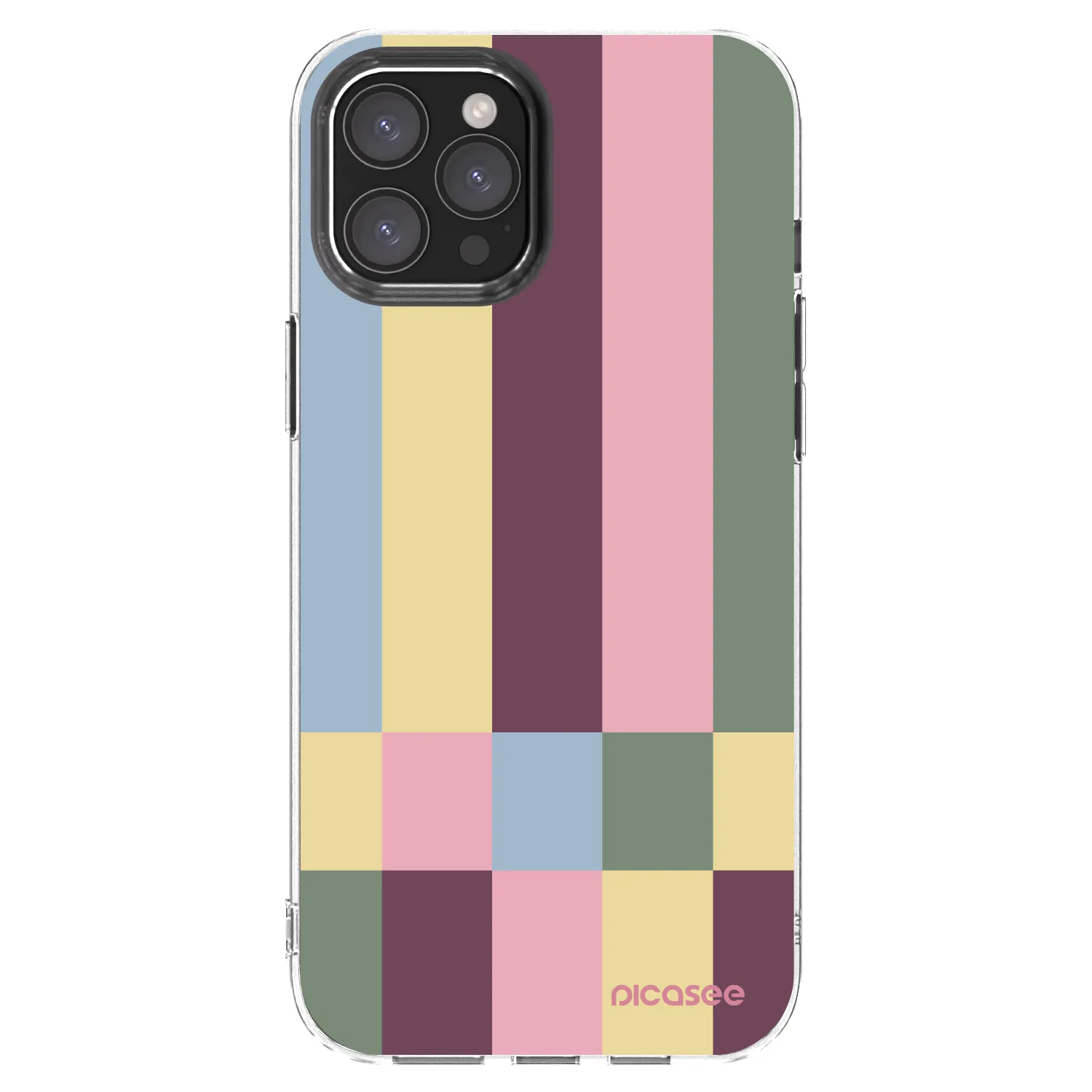 Picasee silikonový průhledný obal pro Apple iPhone 12 Pro Max - Lobby tiles