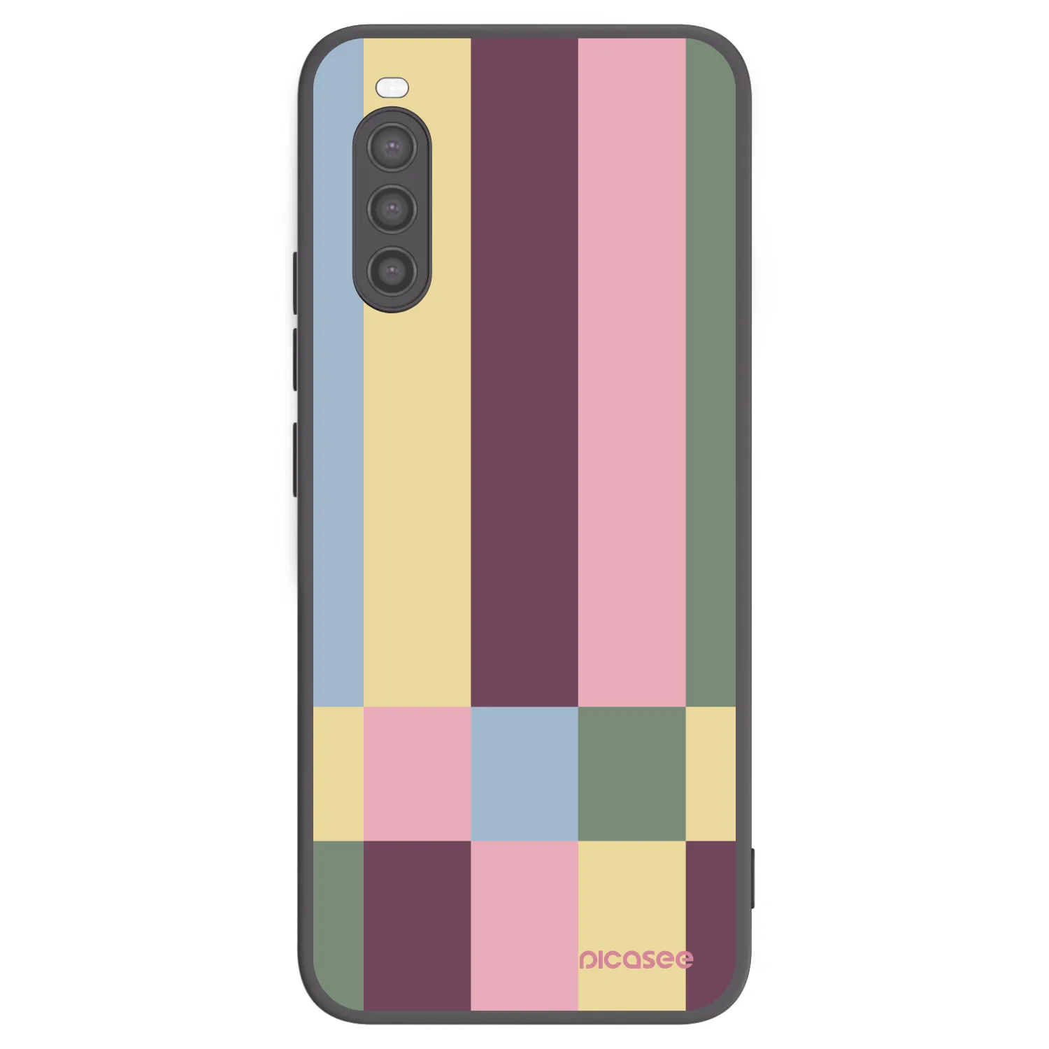 Picasee silikonový černý obal pro Sony Xperia 10 II - Lobby tiles