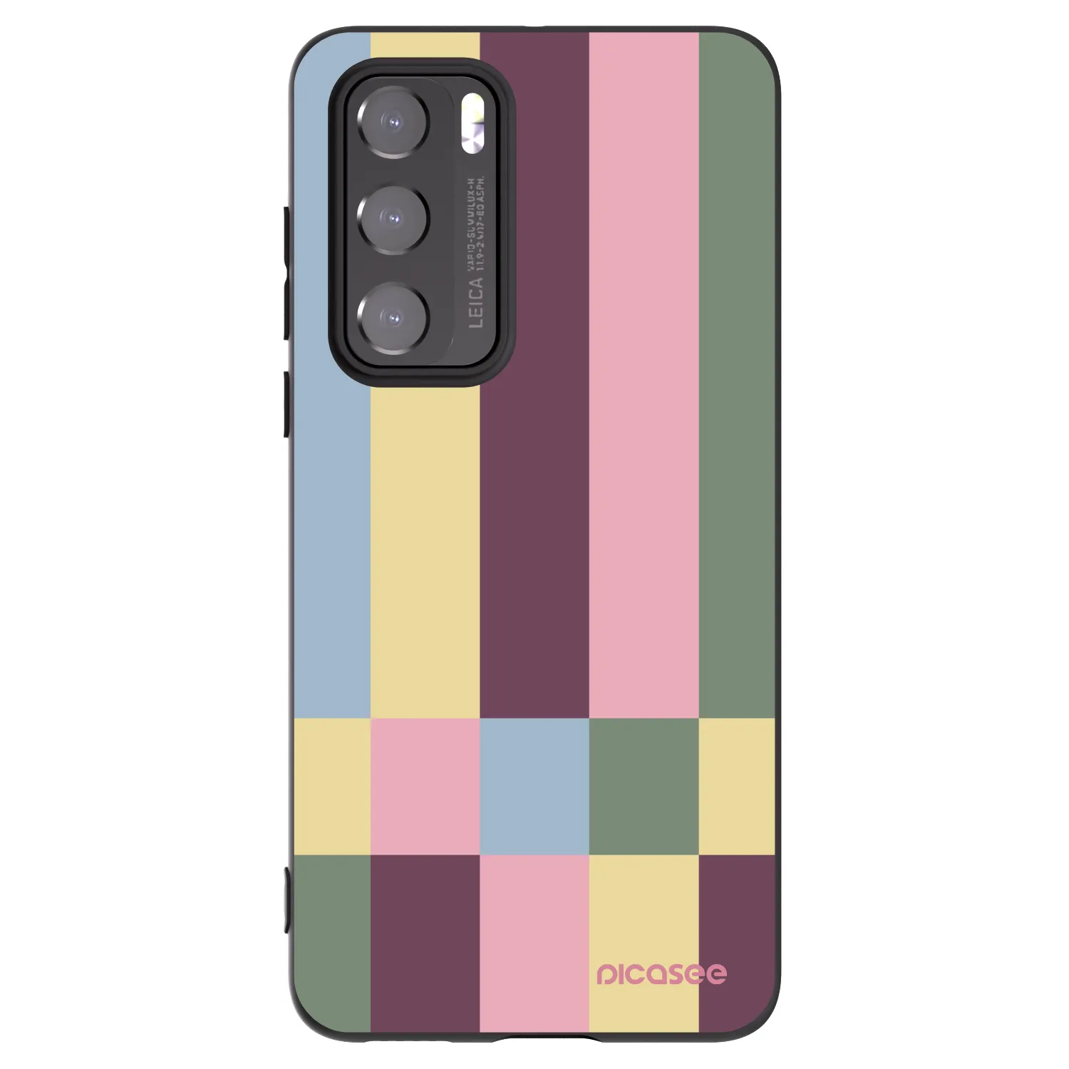 Picasee silikonový černý obal pro Huawei P40 - Lobby tiles