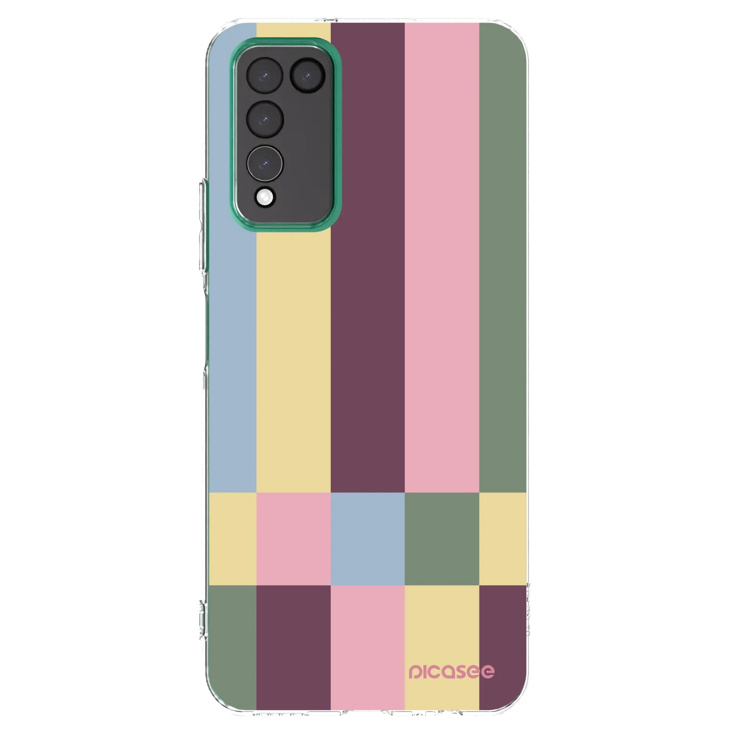 Picasee silikonový průhledný obal pro Honor 10X Lite - Lobby tiles