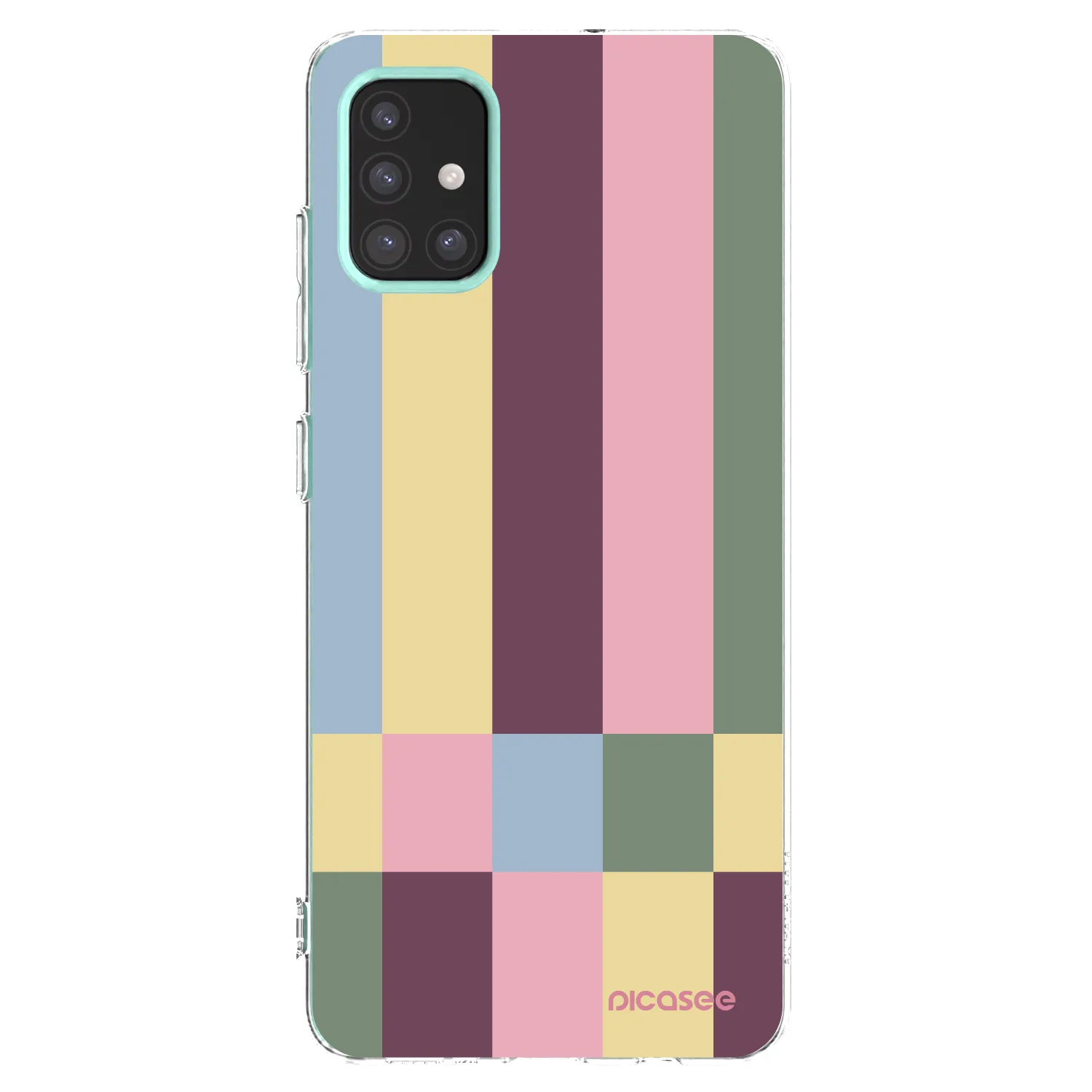 Picasee silikonový průhledný obal pro Samsung Galaxy M31s - Lobby tiles