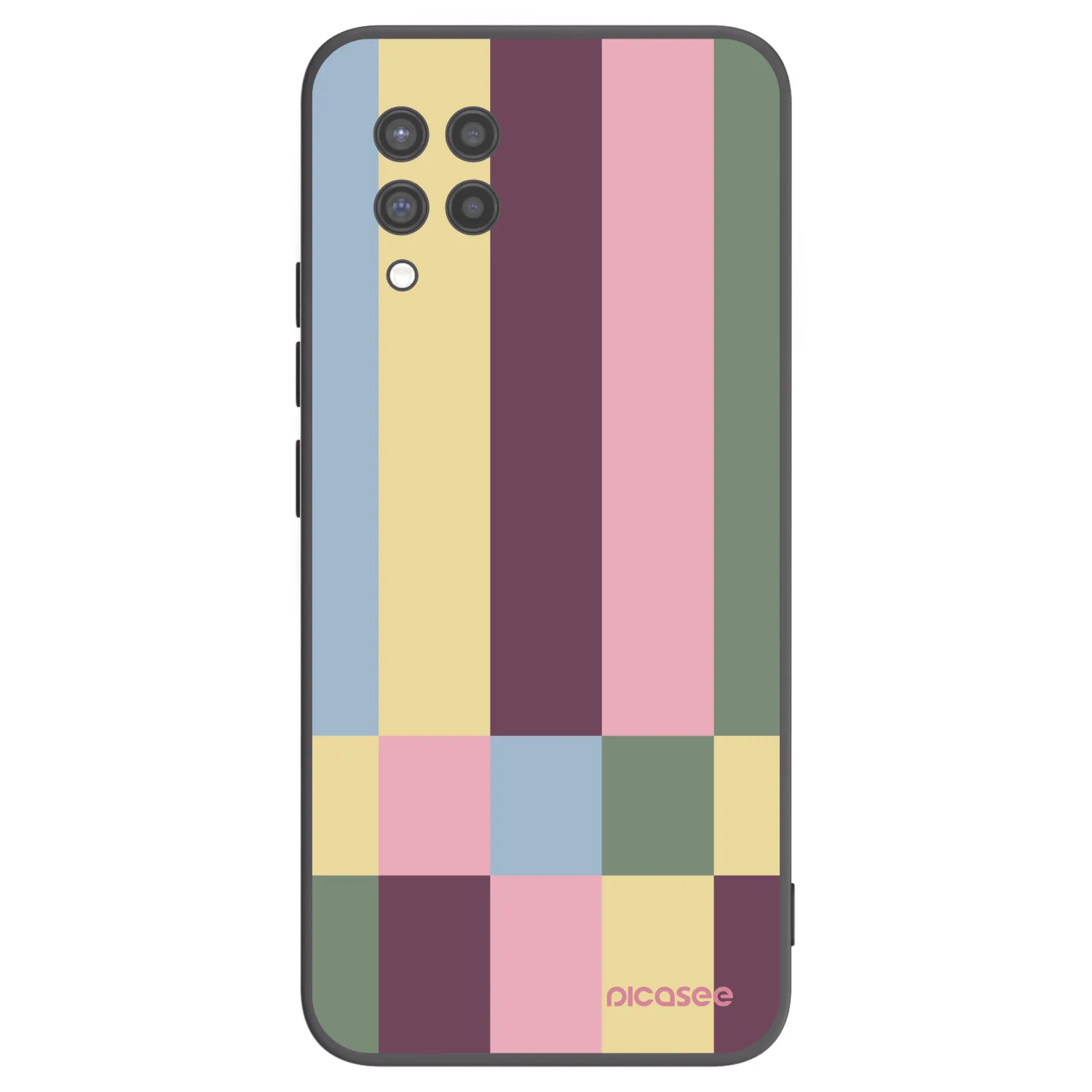 Picasee silikonový černý obal pro Samsung Galaxy A42 A426B - Lobby tiles