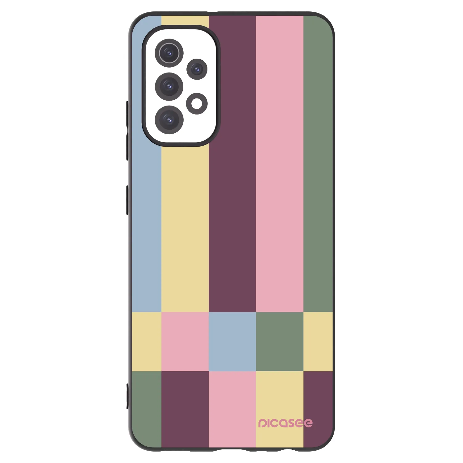 Picasee silikonový černý obal pro Samsung Galaxy A32 5G A326B - Lobby tiles