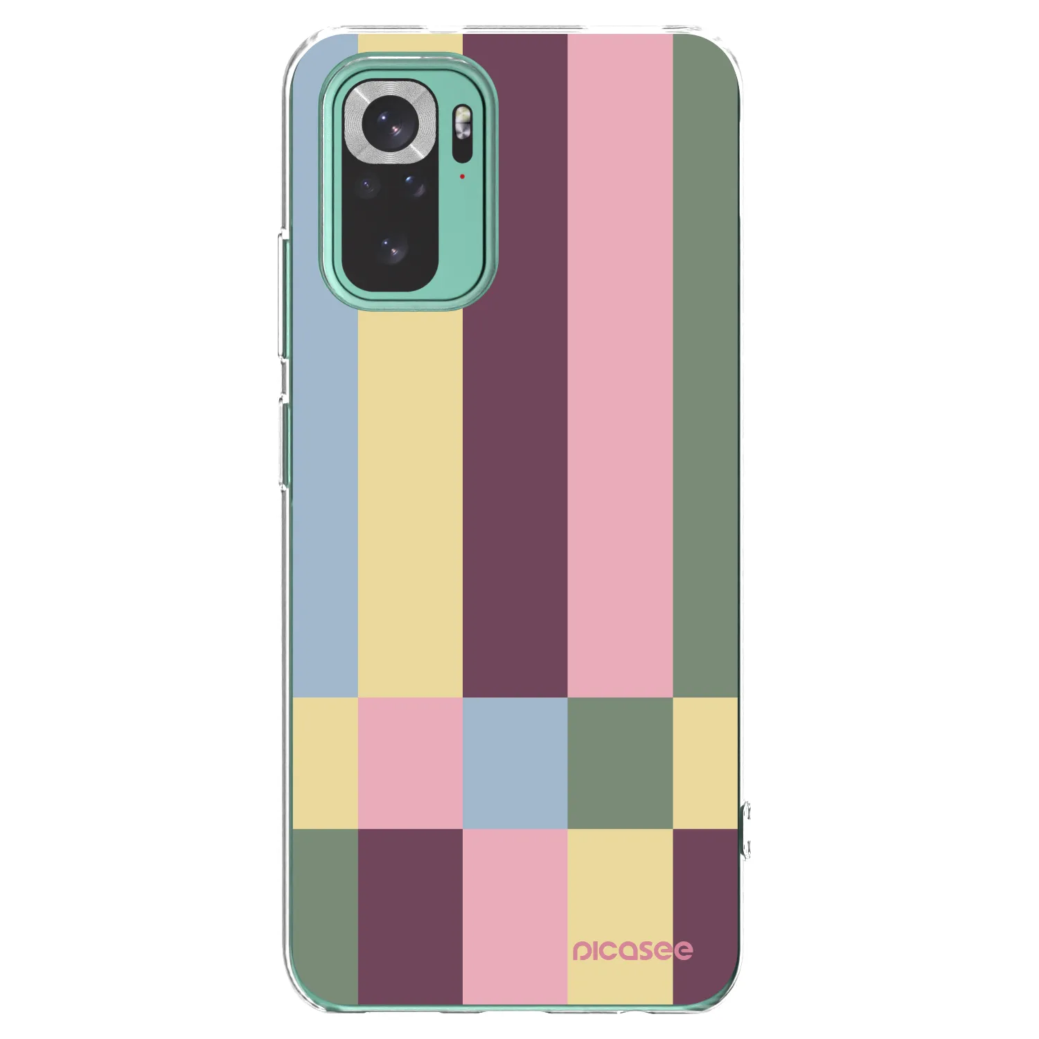 Picasee silikonový průhledný obal pro Xiaomi Redmi Note 10 Pro - Lobby tiles