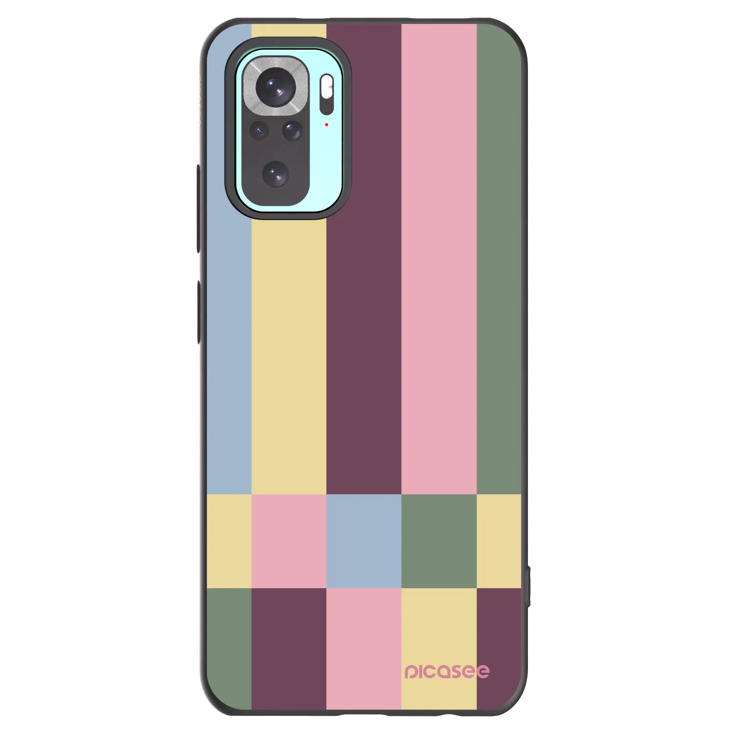 Picasee silikonový černý obal pro Xiaomi Redmi Note 10 Pro - Lobby tiles