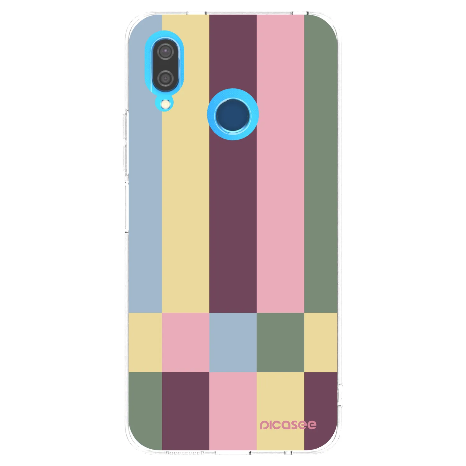 Picasee silikonový průhledný obal pro Huawei P20 Lite - Lobby tiles