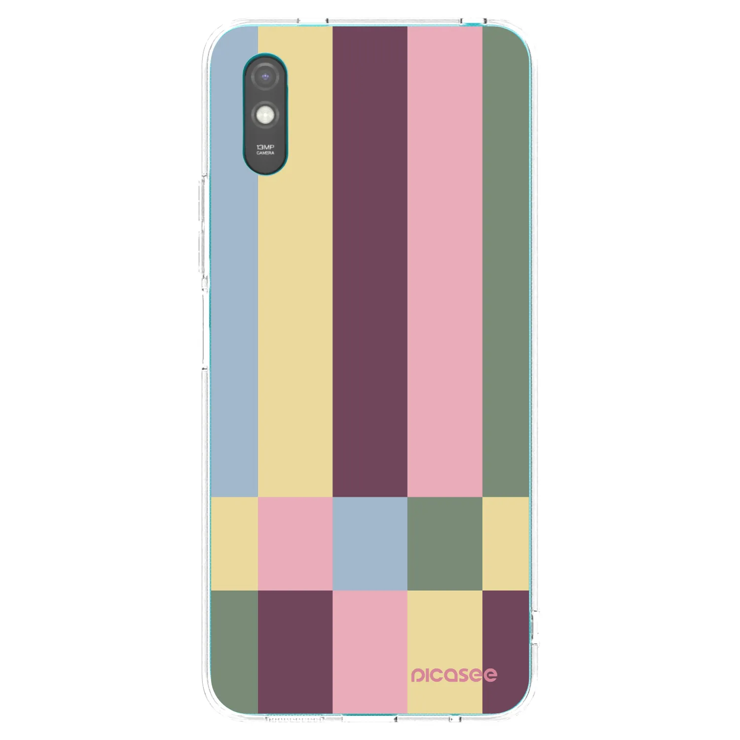 Picasee silikonový průhledný obal pro Xiaomi Redmi 9AT - Lobby tiles