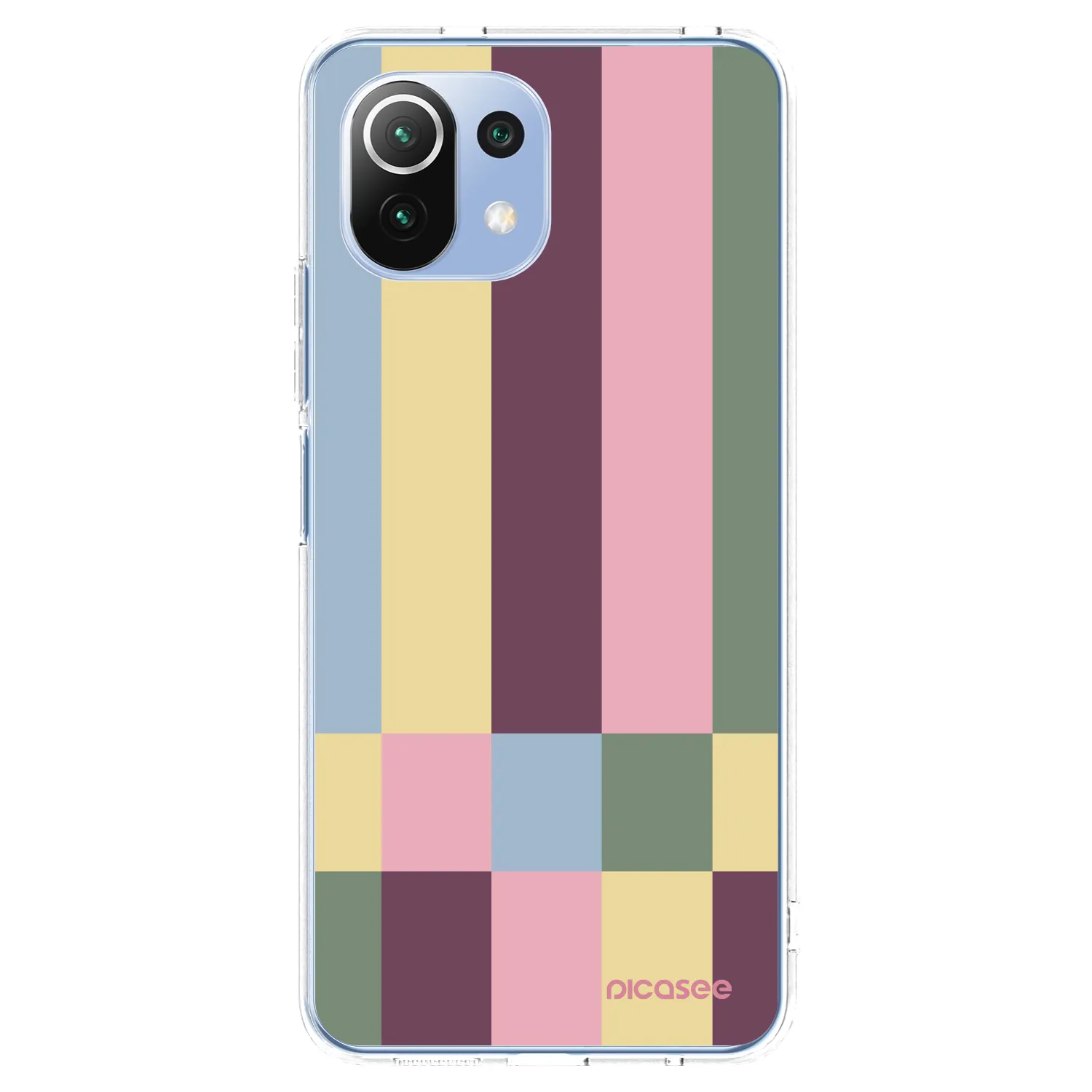 Picasee silikonový průhledný obal pro Xiaomi Mi 11 Lite - Lobby tiles