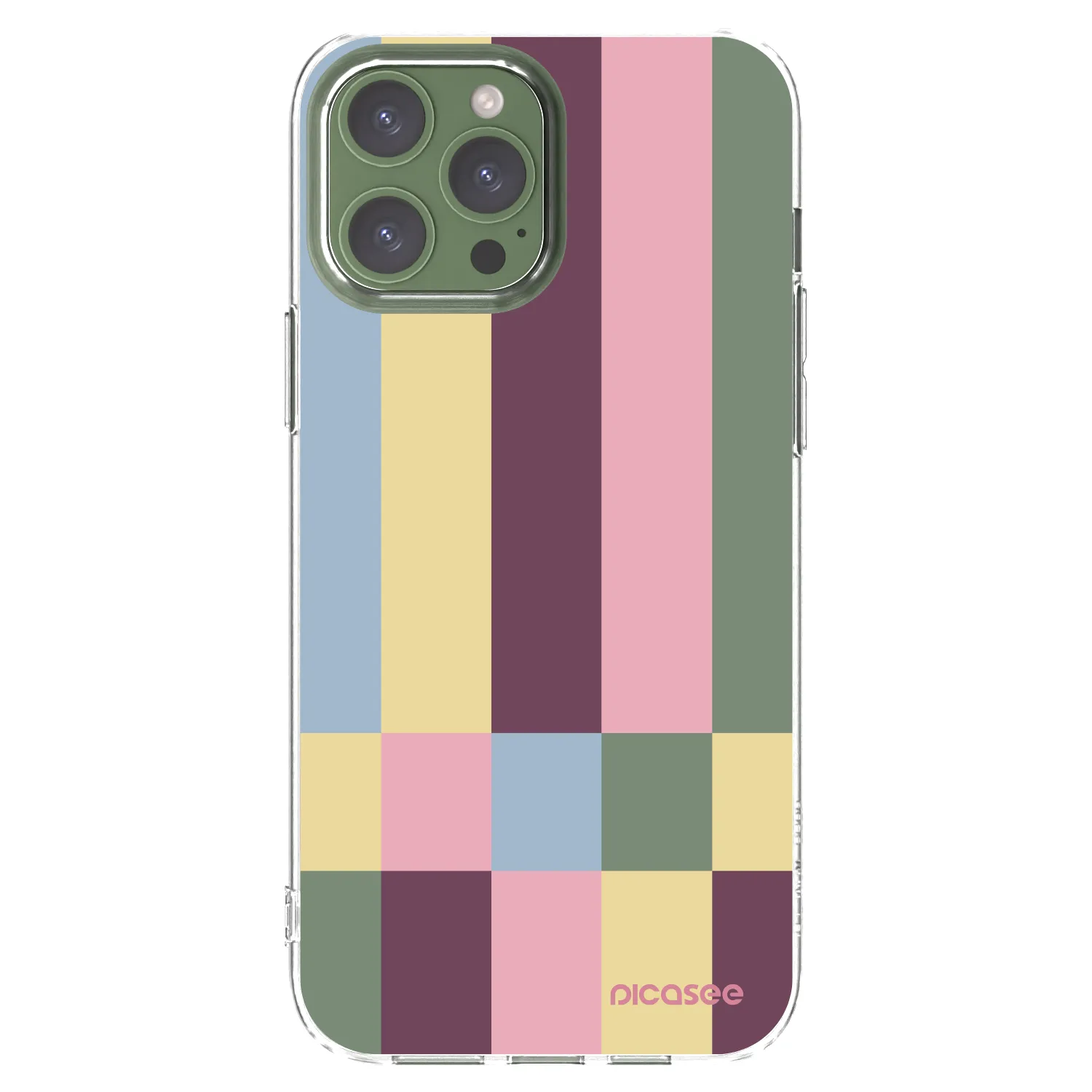 Picasee silikonový průhledný obal pro Apple iPhone 13 Pro Max - Lobby tiles