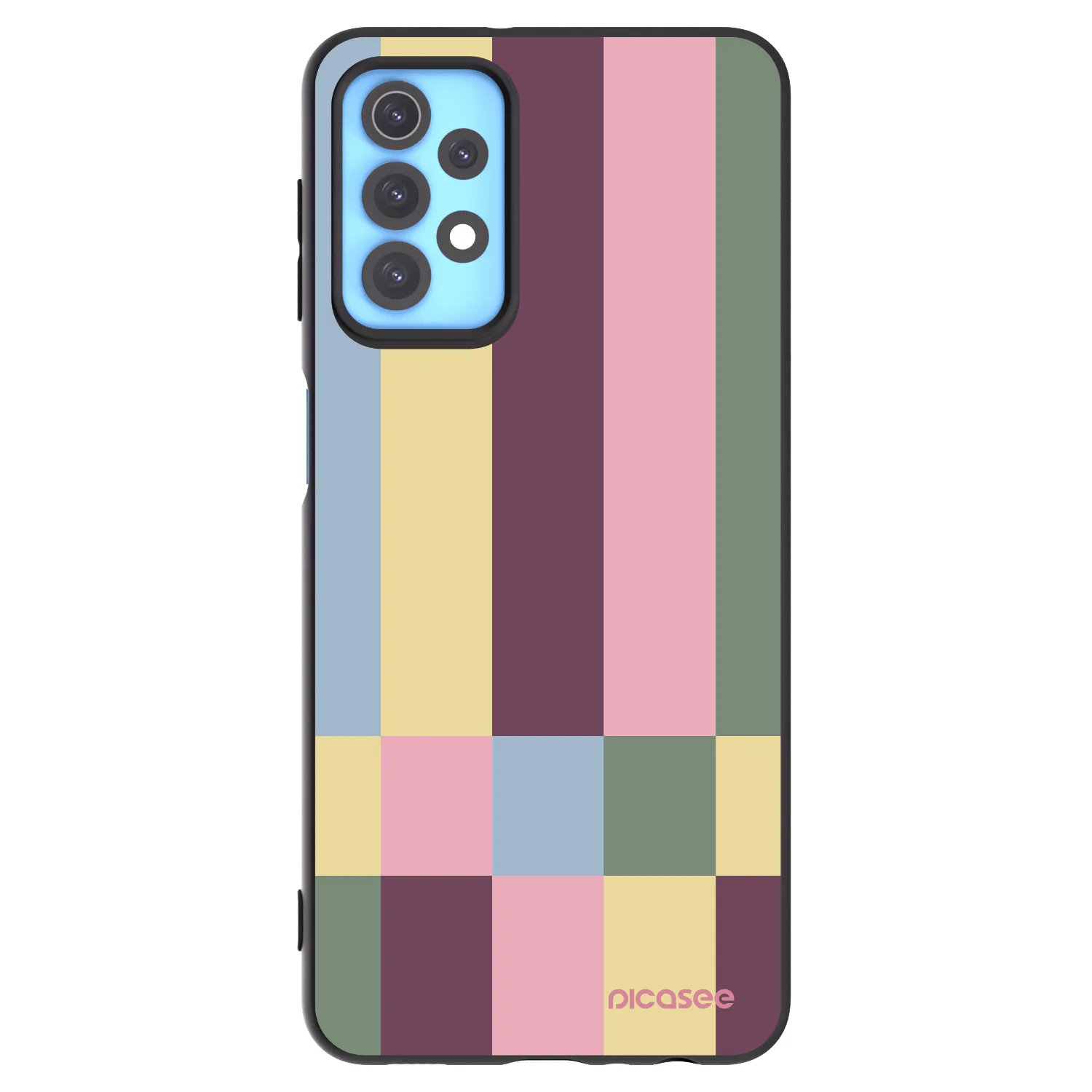 Picasee silikonový černý obal pro Samsung Galaxy A32 4G SM-A325F - Lobby tiles
