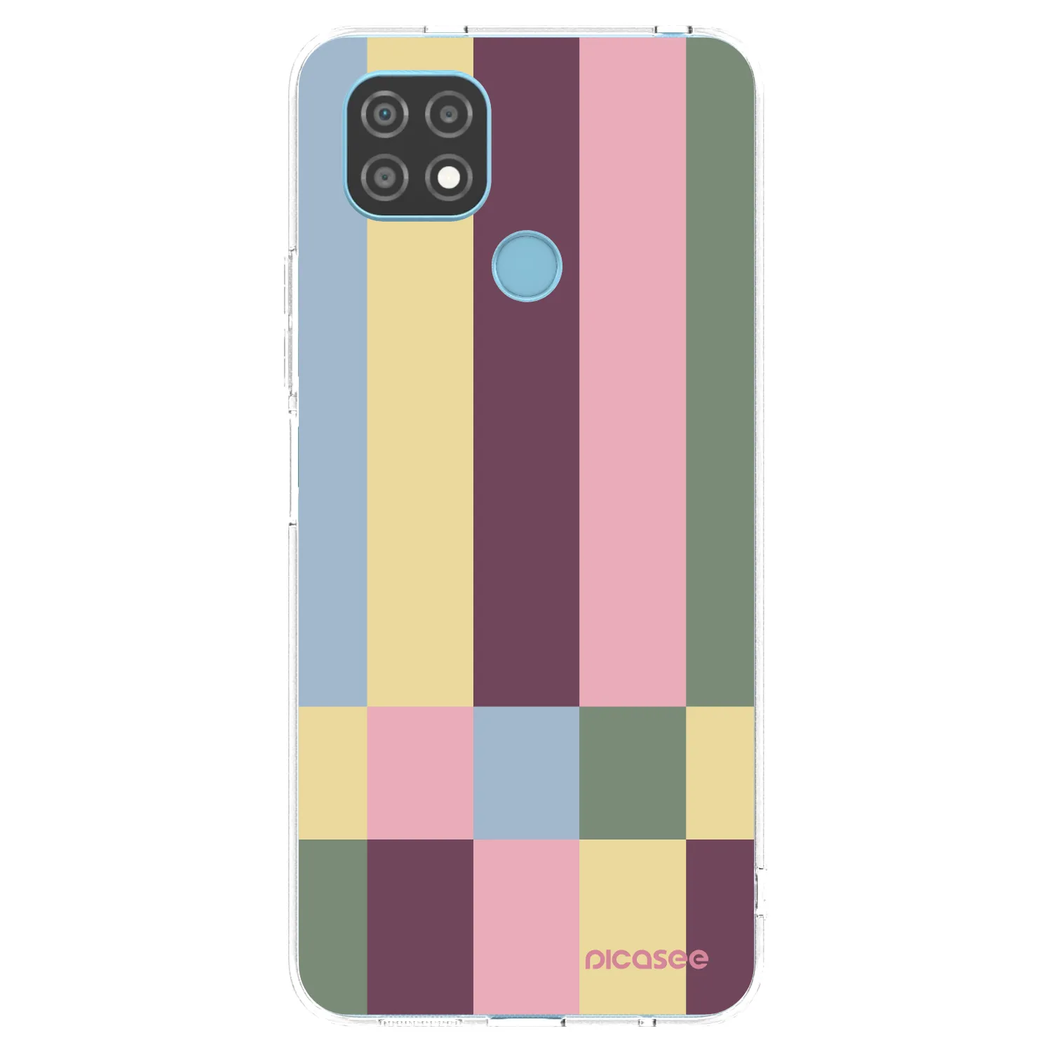 Picasee silikonový průhledný obal pro Realme C21 - Lobby tiles