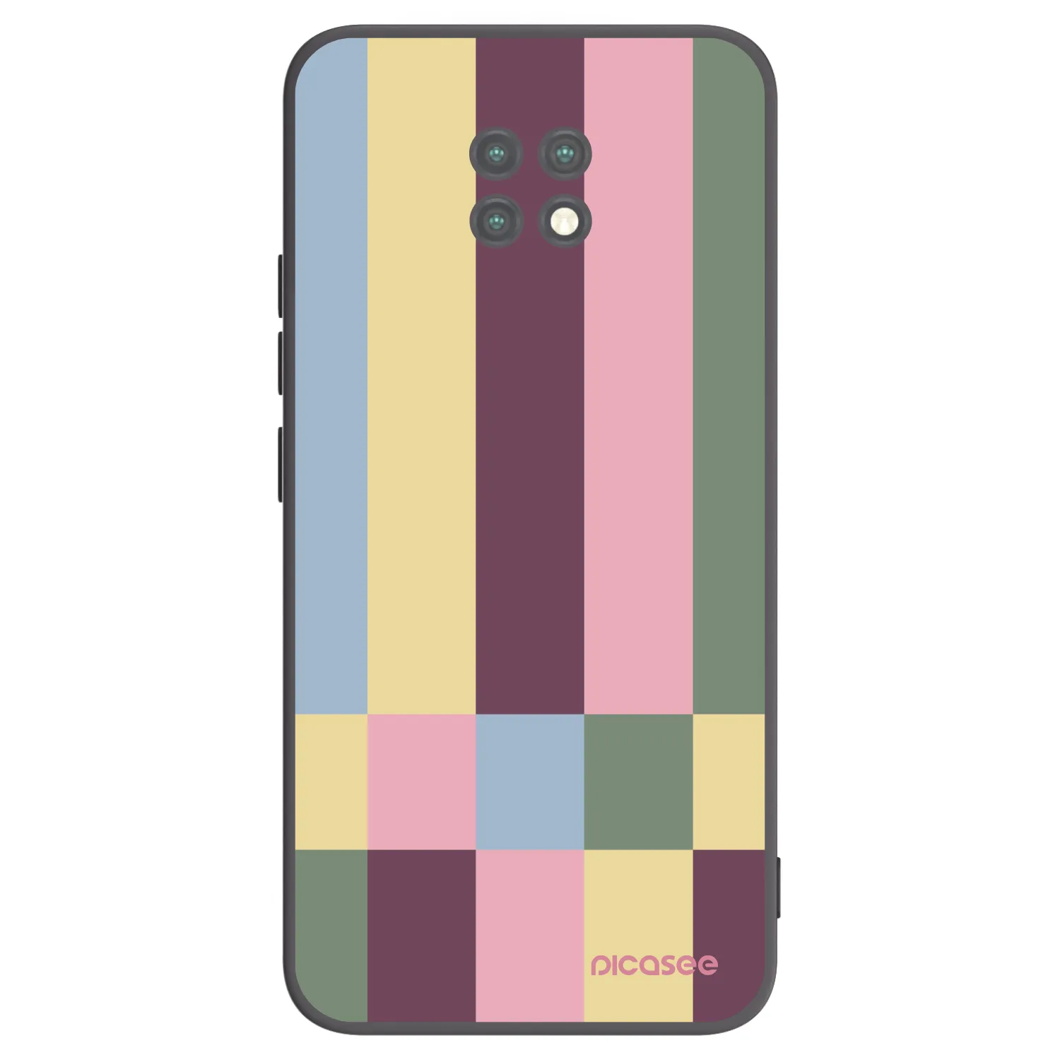 Picasee silikonový černý obal pro Xiaomi Redmi Note 9T - Lobby tiles