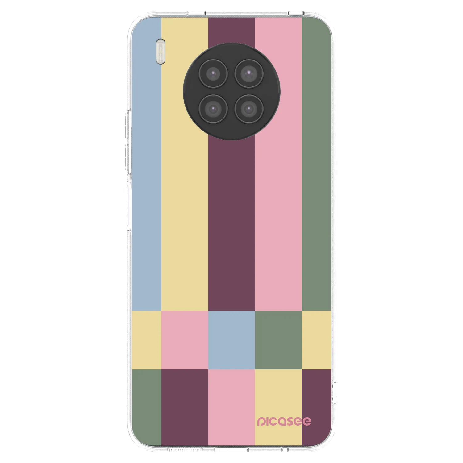 Picasee silikonový průhledný obal pro Huawei Nova 8i - Lobby tiles