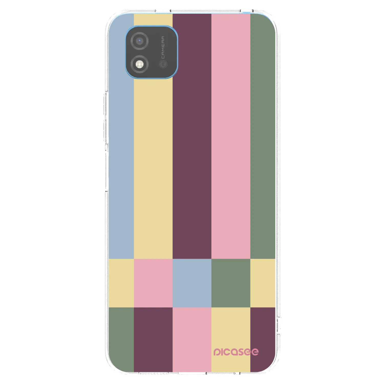 Picasee silikonový průhledný obal pro Realme C11 (2021) - Lobby tiles