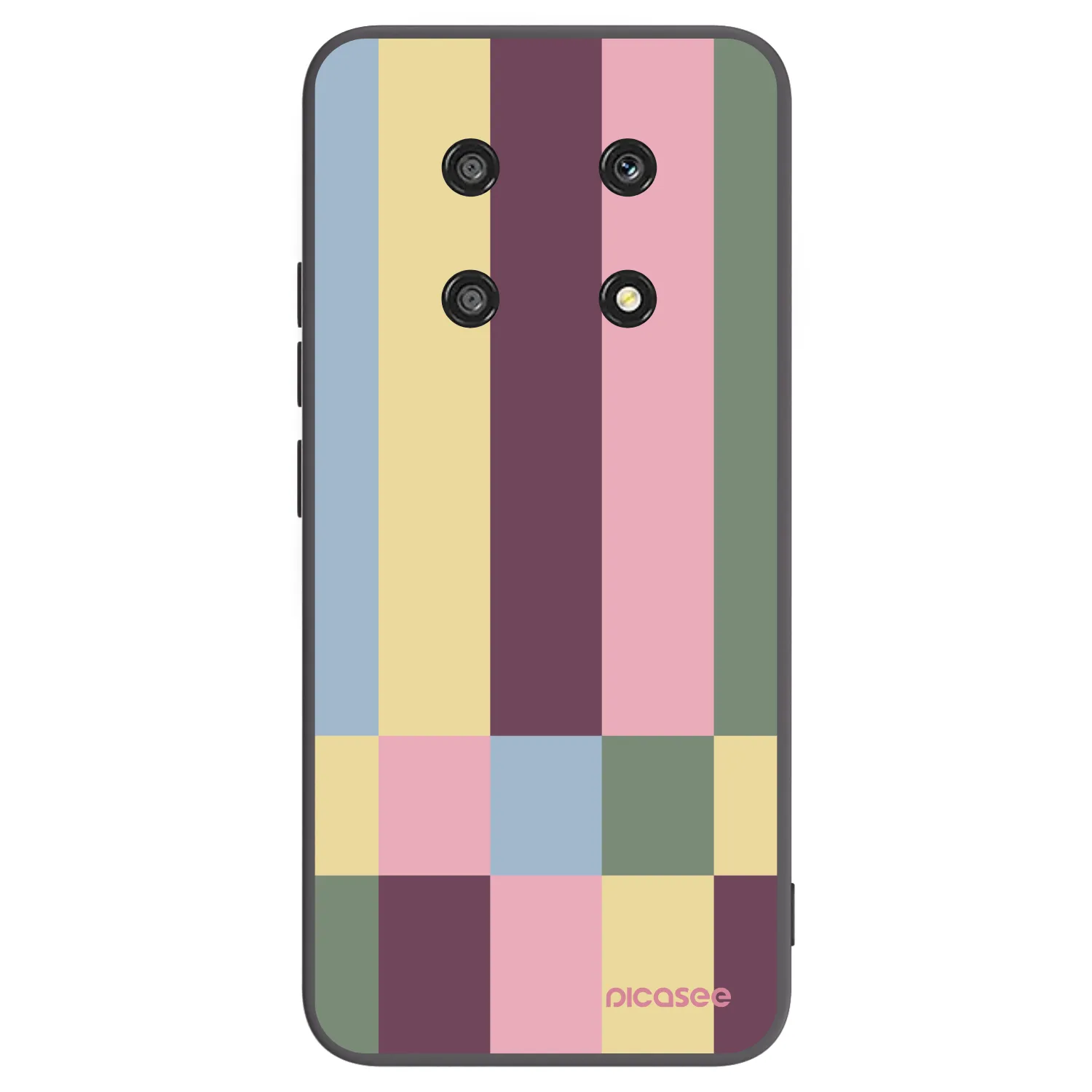 Picasee silikonový černý obal pro Honor Magic4 Lite 5G - Lobby tiles