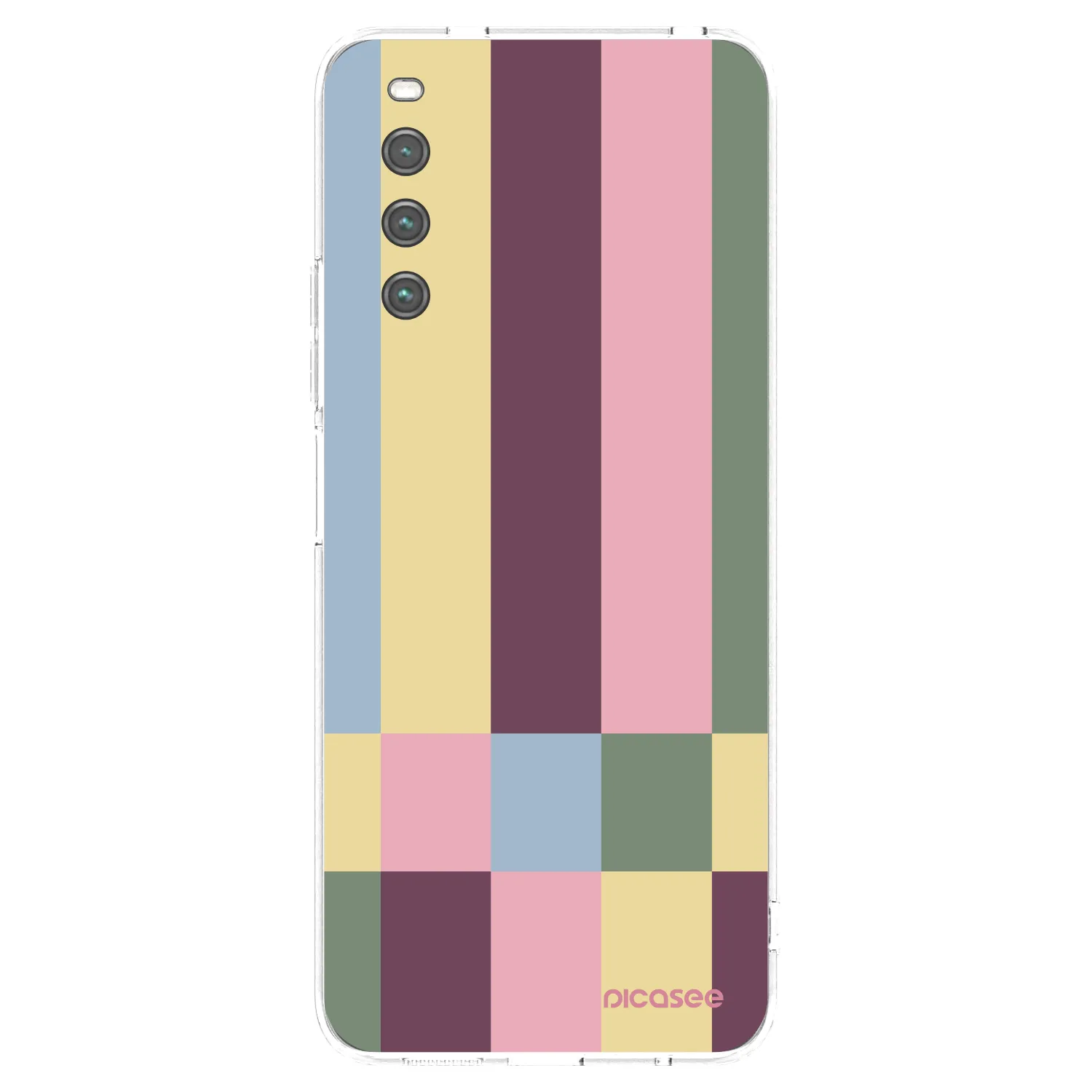 Picasee silikonový průhledný obal pro Sony Xperia 10 IV 5G - Lobby tiles