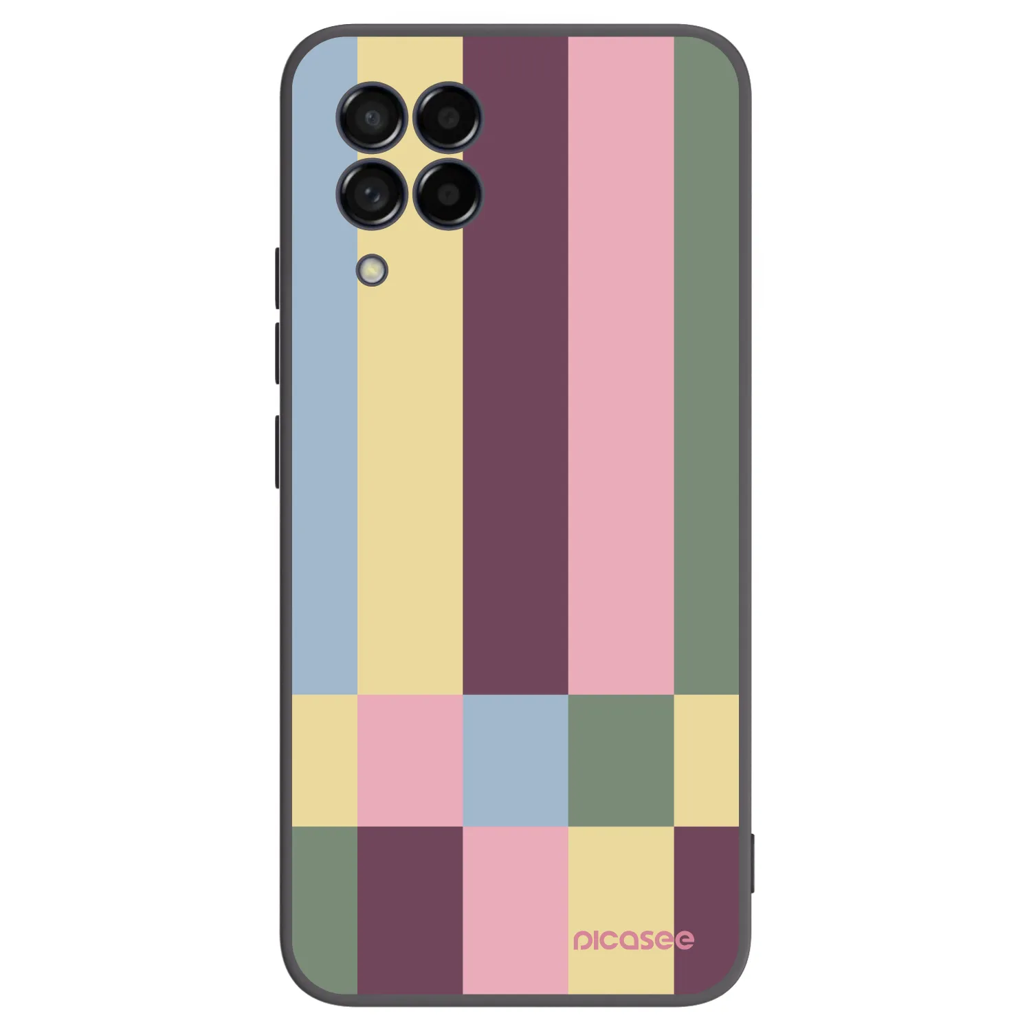 Picasee silikonový černý obal pro Samsung Galaxy M53 5G - Lobby tiles
