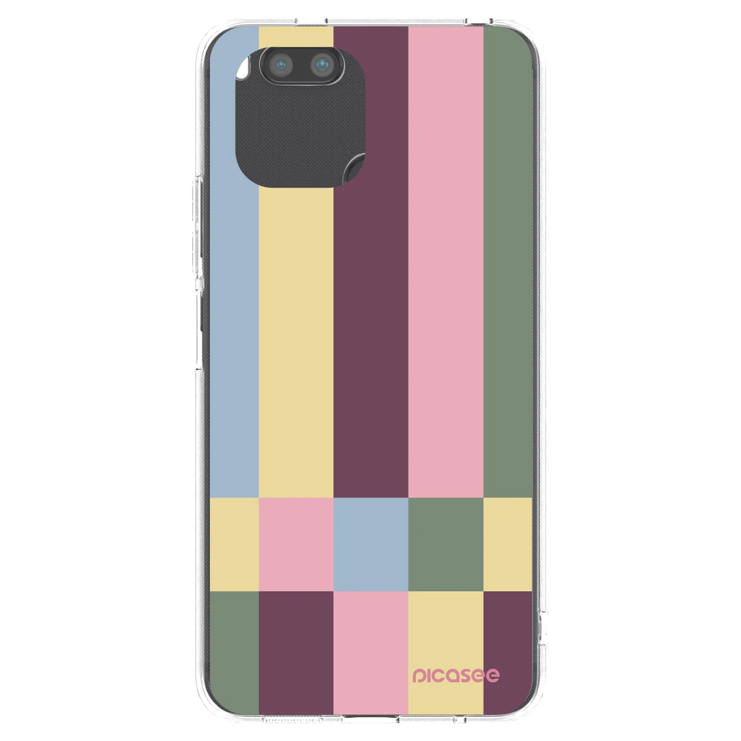 Picasee silikonový průhledný obal pro Xiaomi Redmi A1 - Lobby tiles
