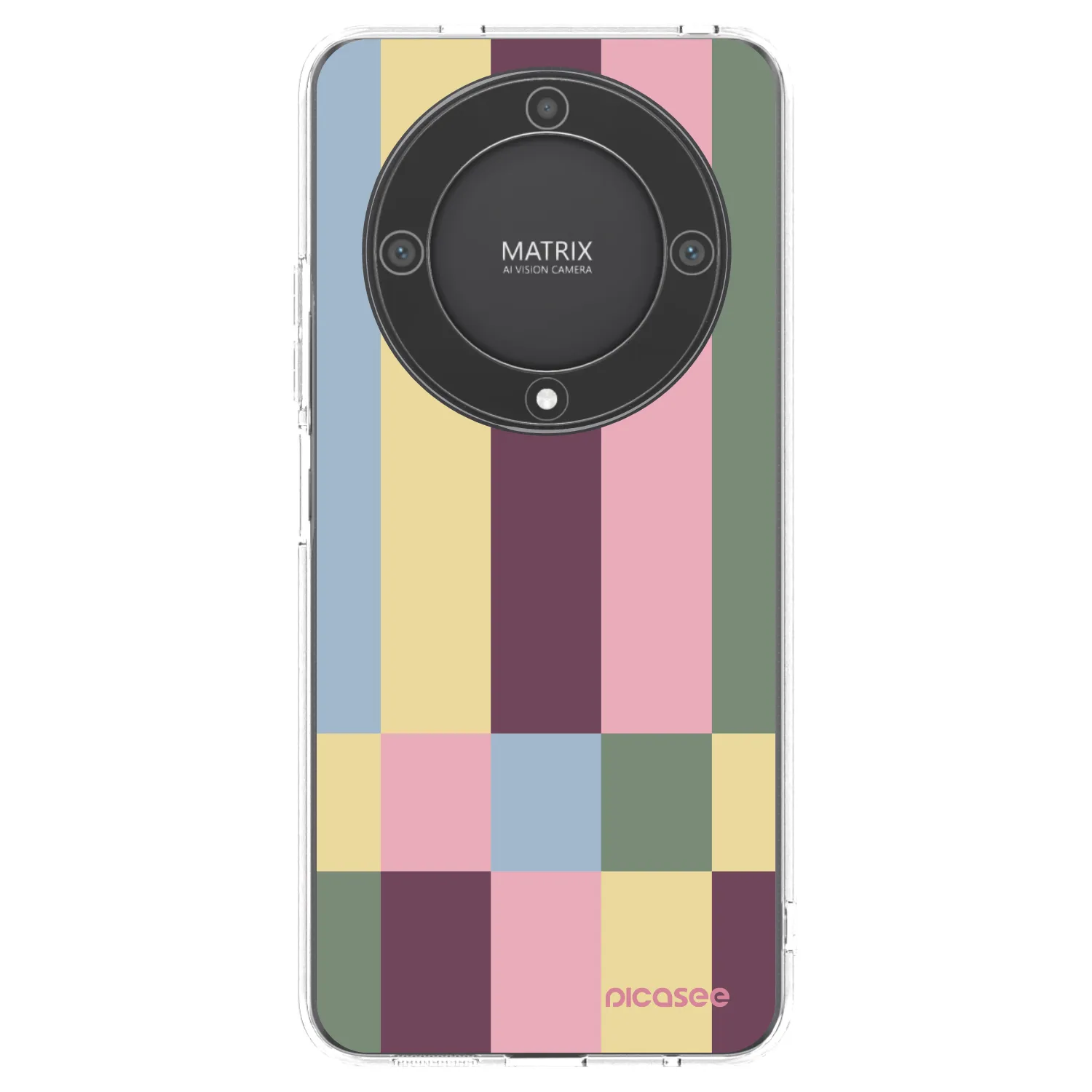 Picasee silikonový průhledný obal pro Honor Magic5 Lite 5G - Lobby tiles