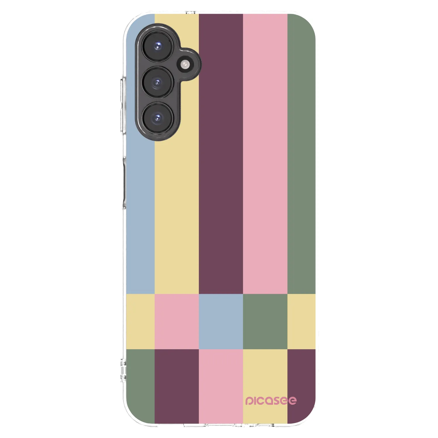 Picasee silikonový průhledný obal pro Samsung Galaxy A14 5G A146P - Lobby tiles