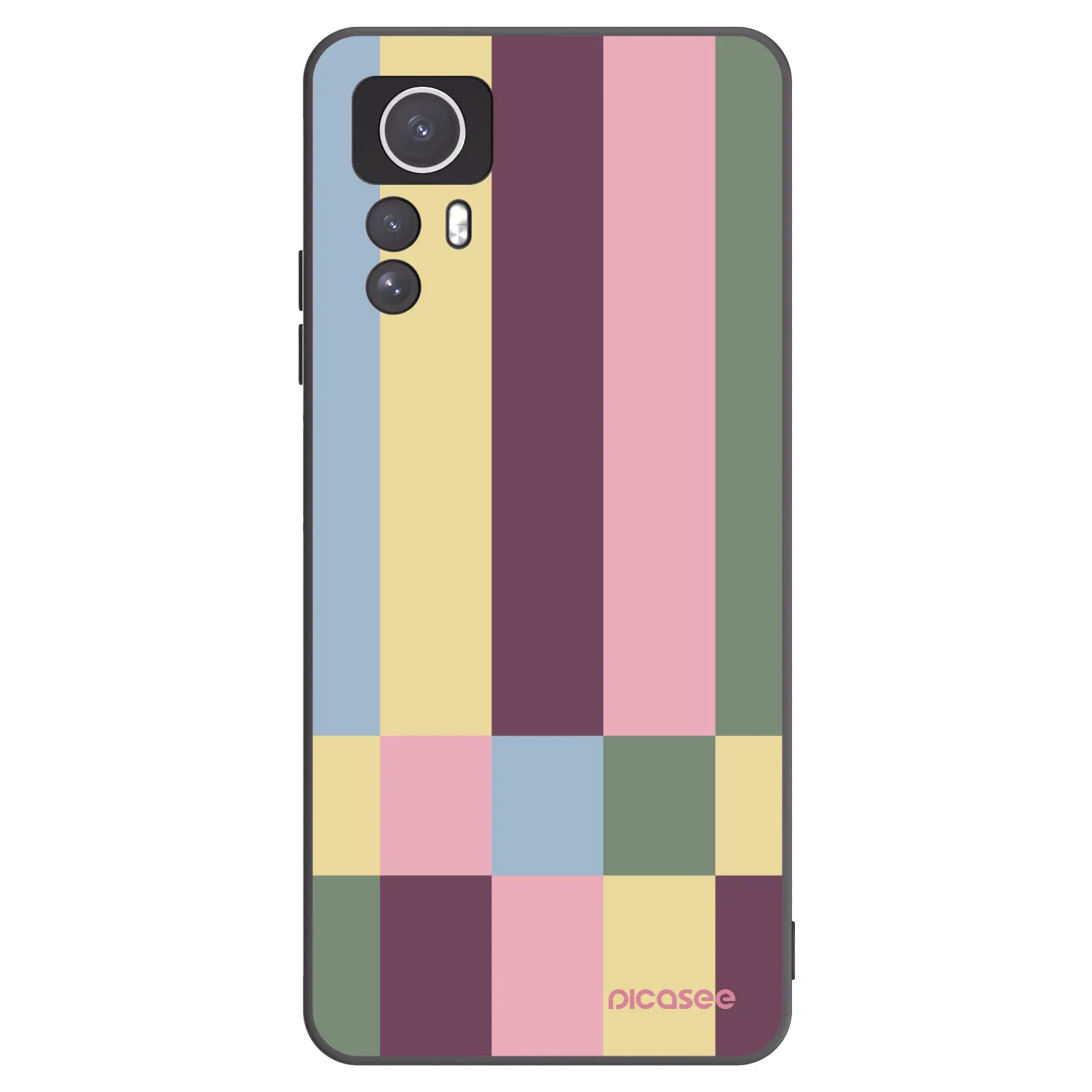 Picasee silikonový černý obal pro Xiaomi Redmi Note 12S - Lobby tiles