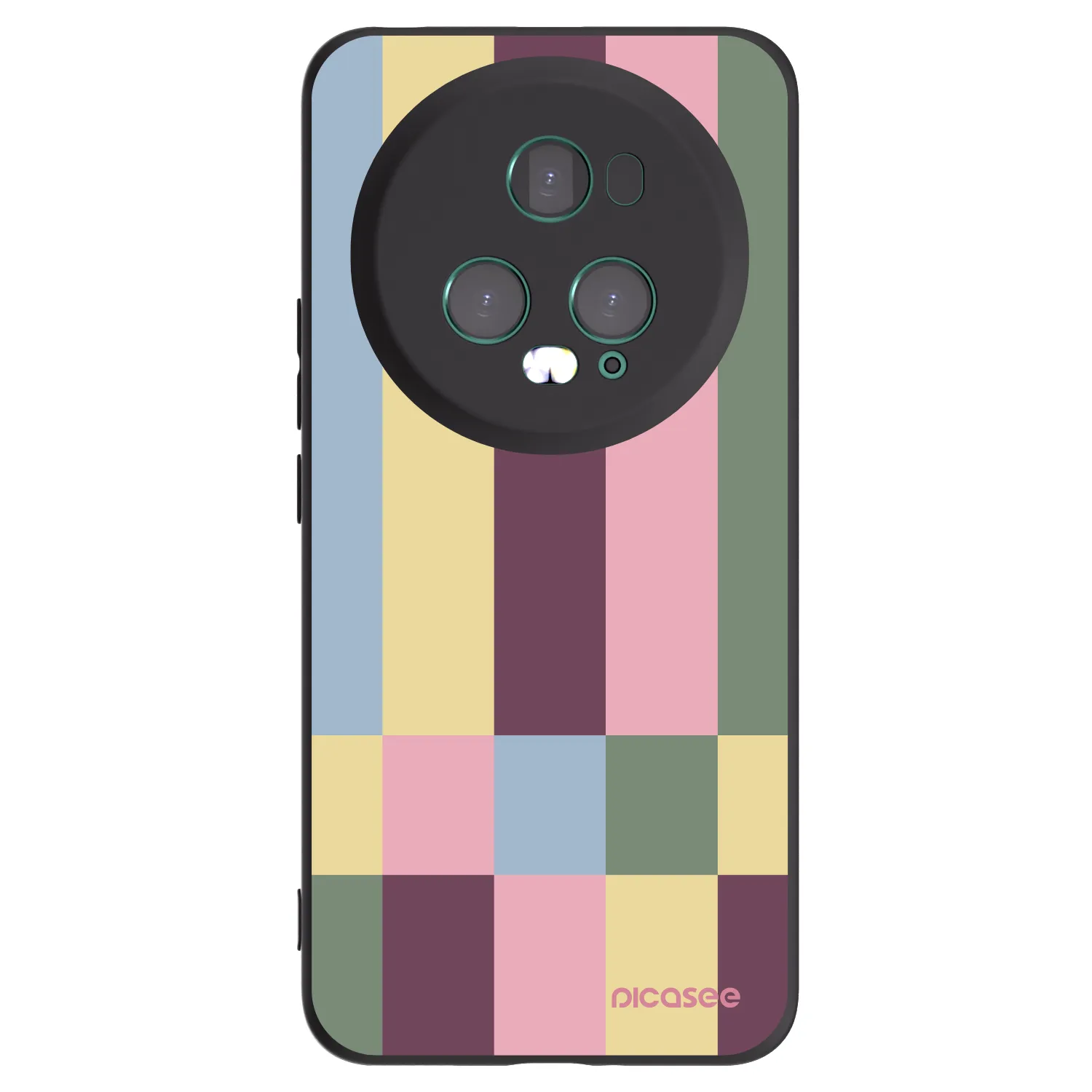 Picasee silikonový černý obal pro Honor Magic5 Pro - Lobby tiles