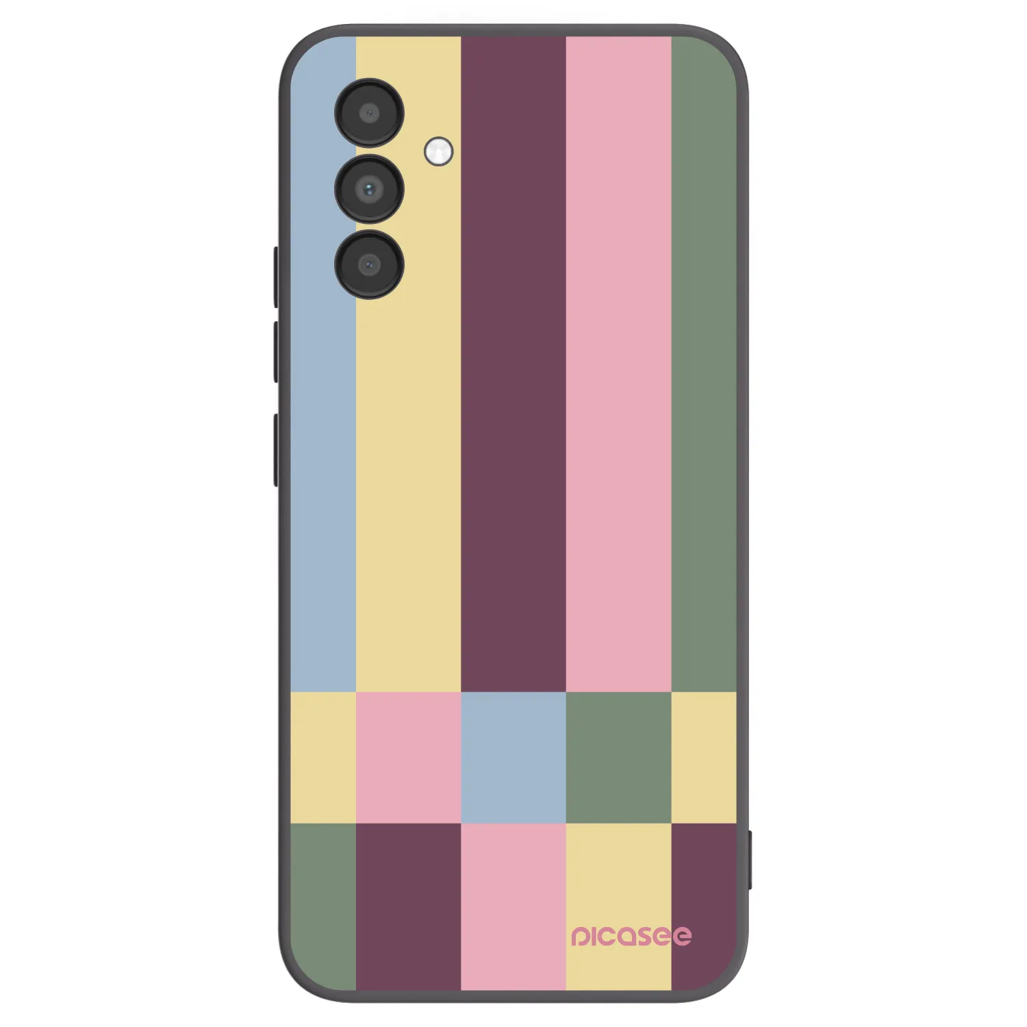 Picasee silikonový černý obal pro Samsung Galaxy A04s A047F - Lobby tiles