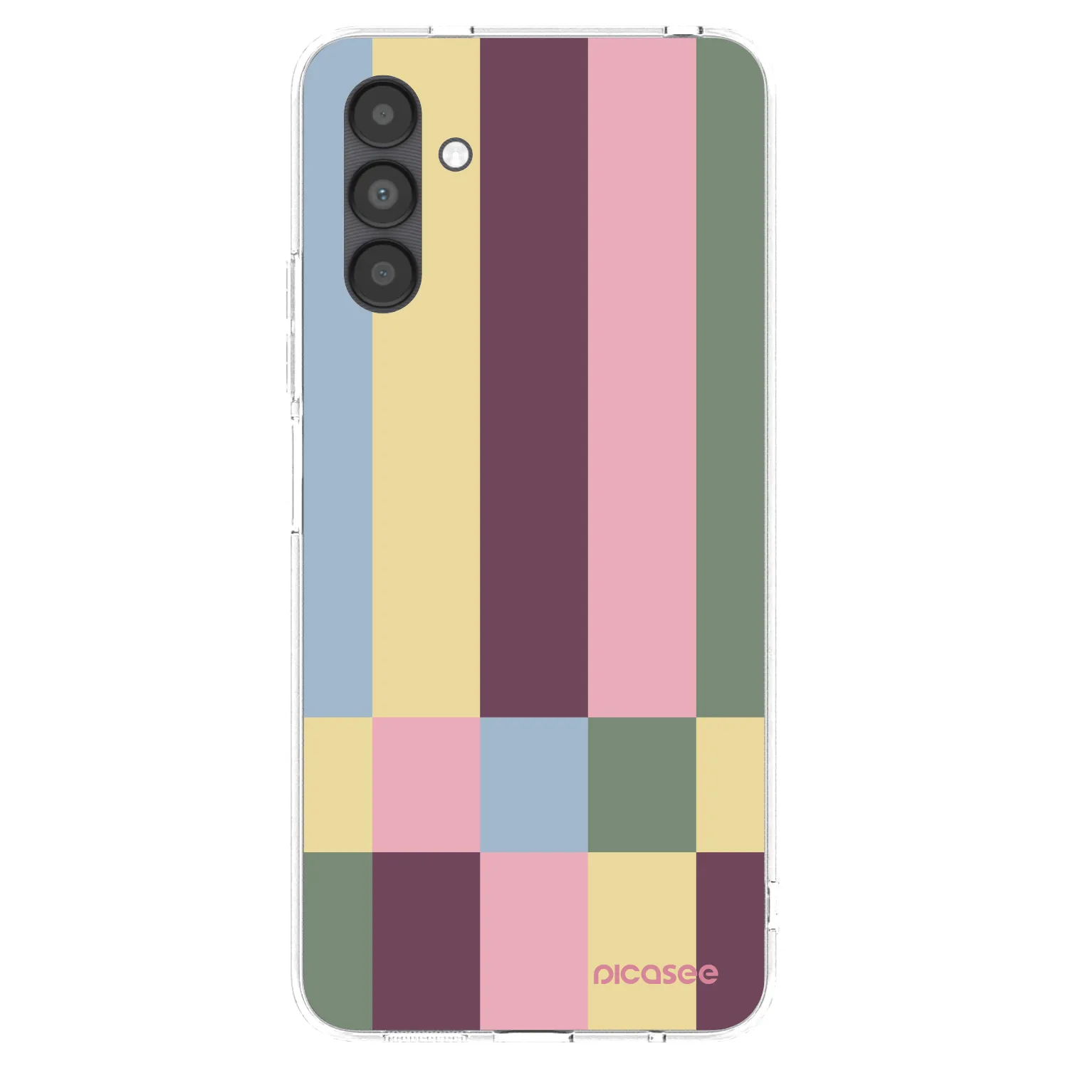 Picasee silikonový průhledný obal pro Samsung Galaxy A04s A047F - Lobby tiles