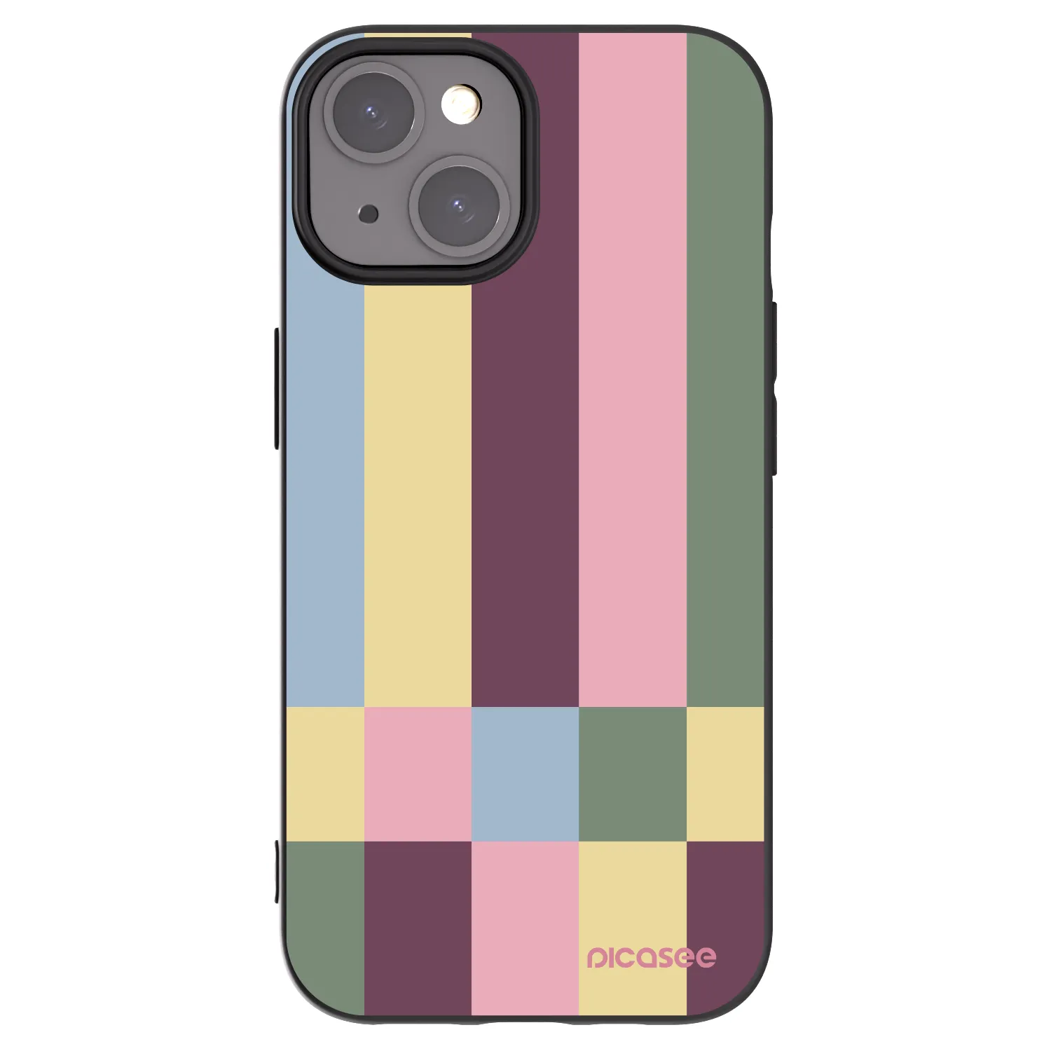 Picasee silikonový černý obal pro Apple iPhone 15 - Lobby tiles
