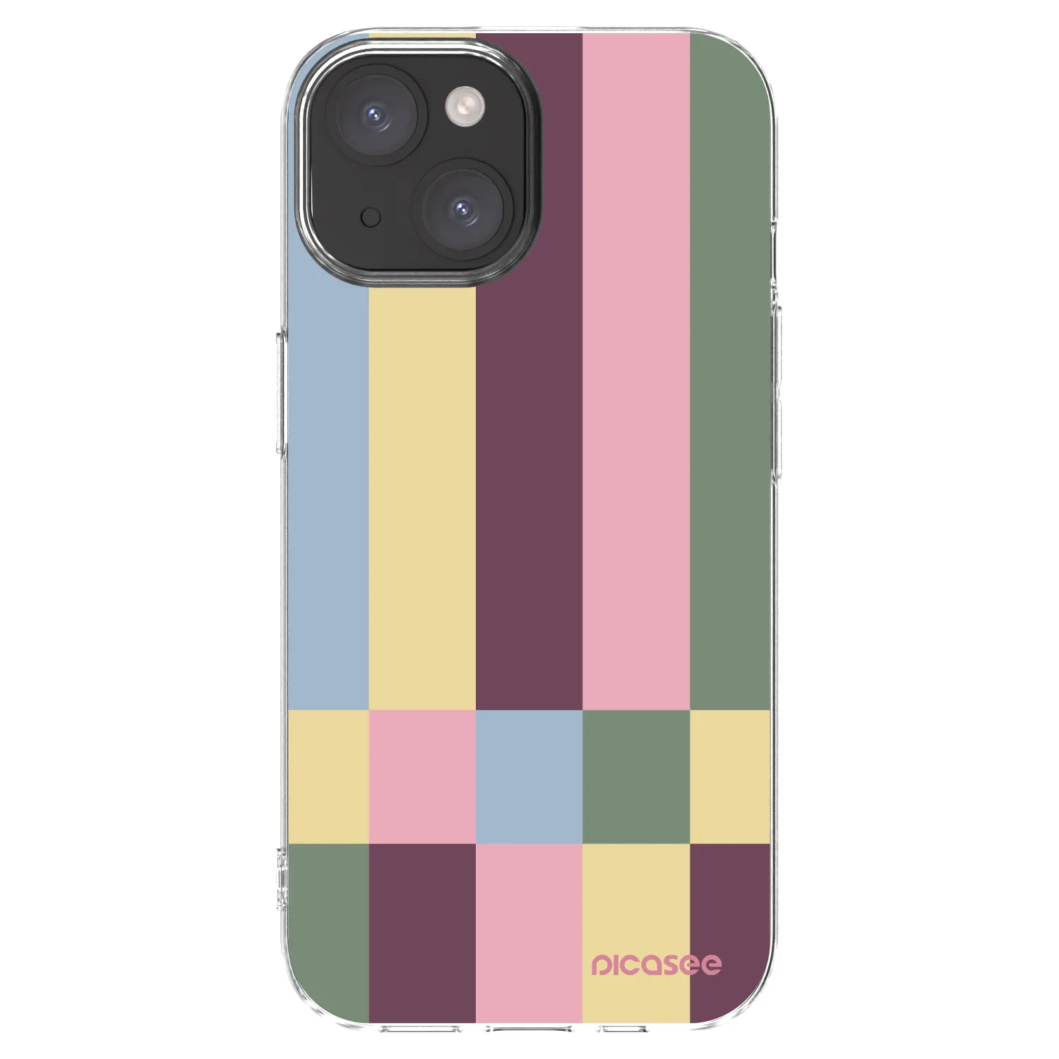 Picasee silikonový průhledný obal pro Apple iPhone 15 - Lobby tiles